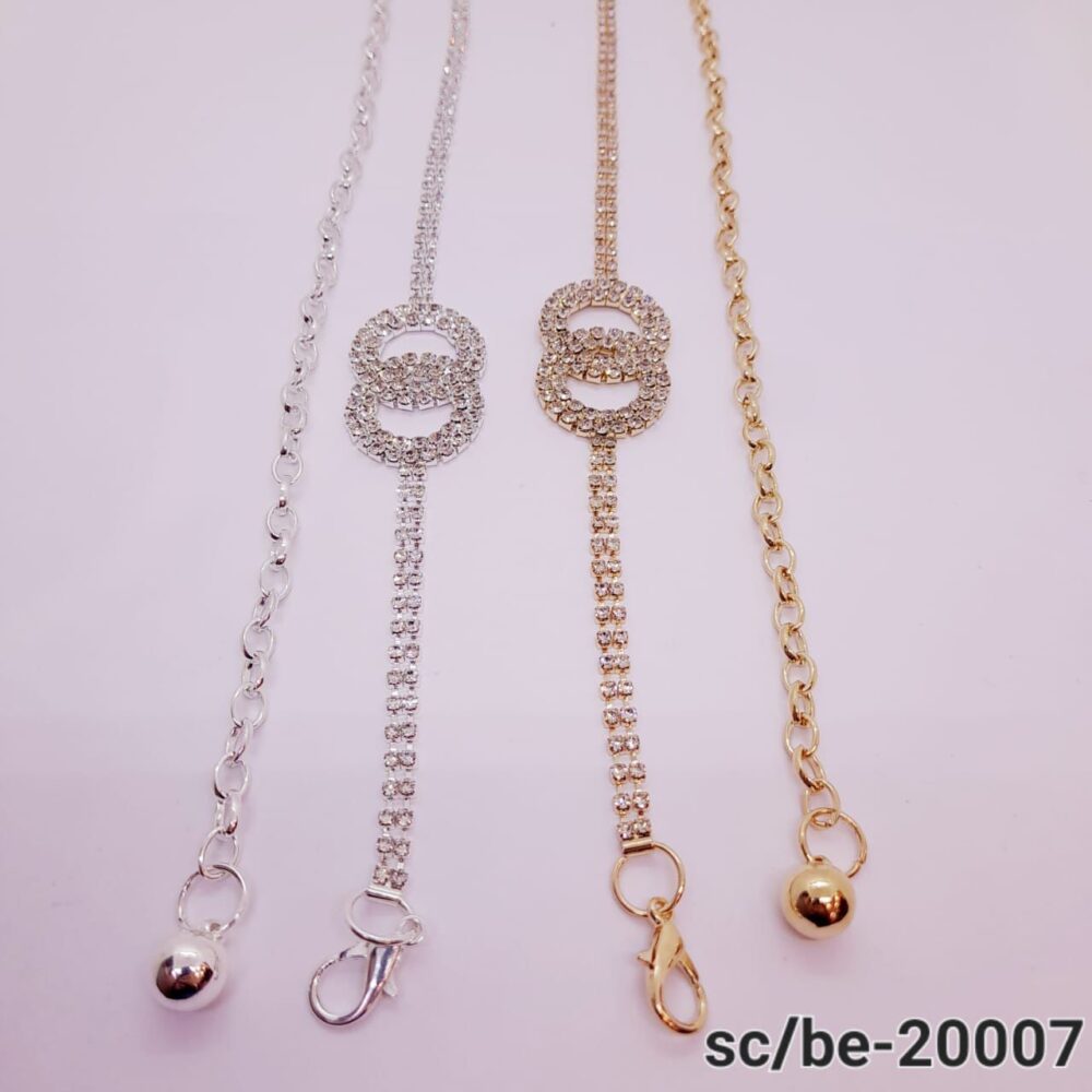 Cinturon de Strass con Hebilla Tipo Cadena / BE-007