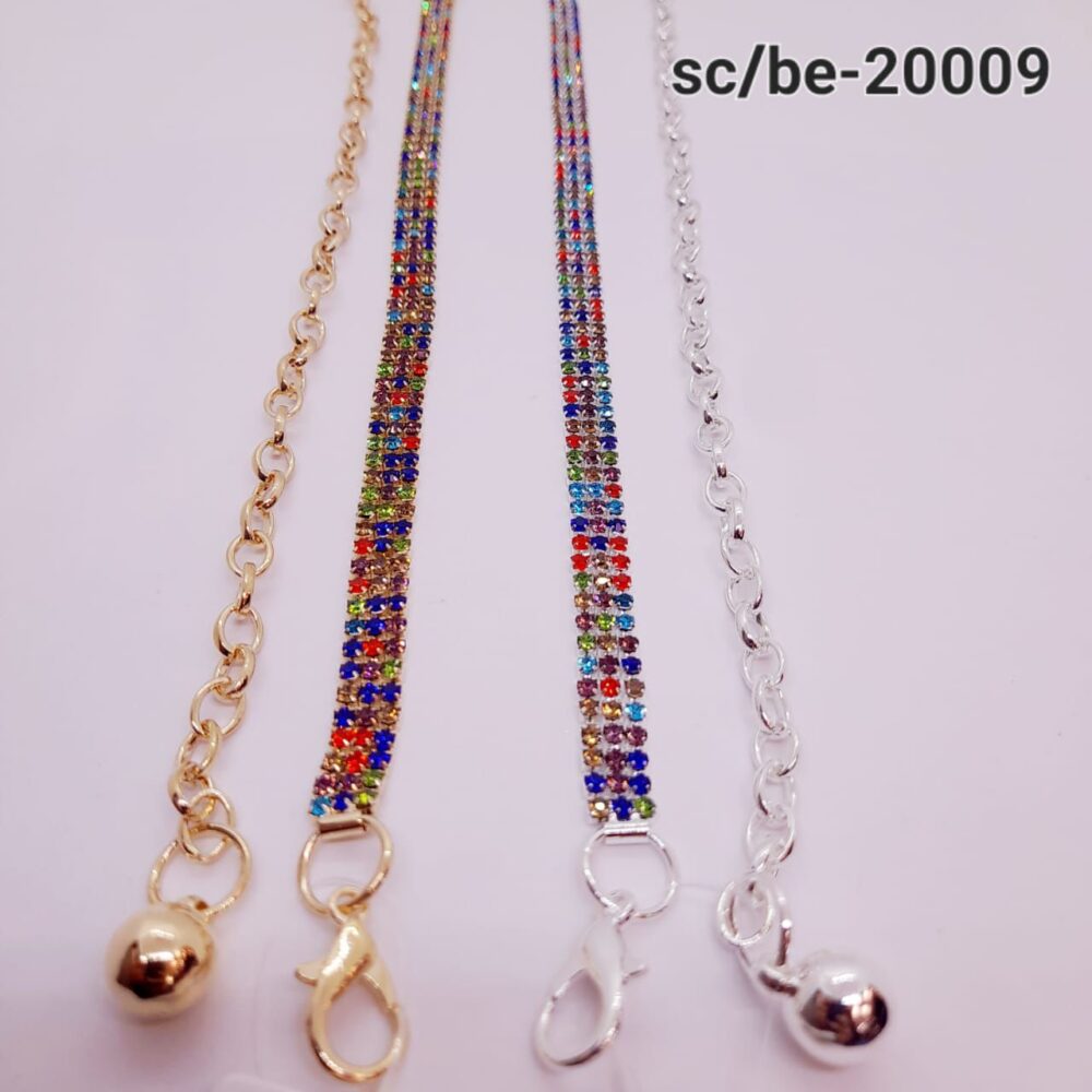 Cinturon de Strass Tipo Cadena Multicolor / BE-009