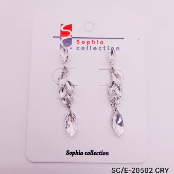 Aro de Piedras / E20502 - PLATA/CRISTAL