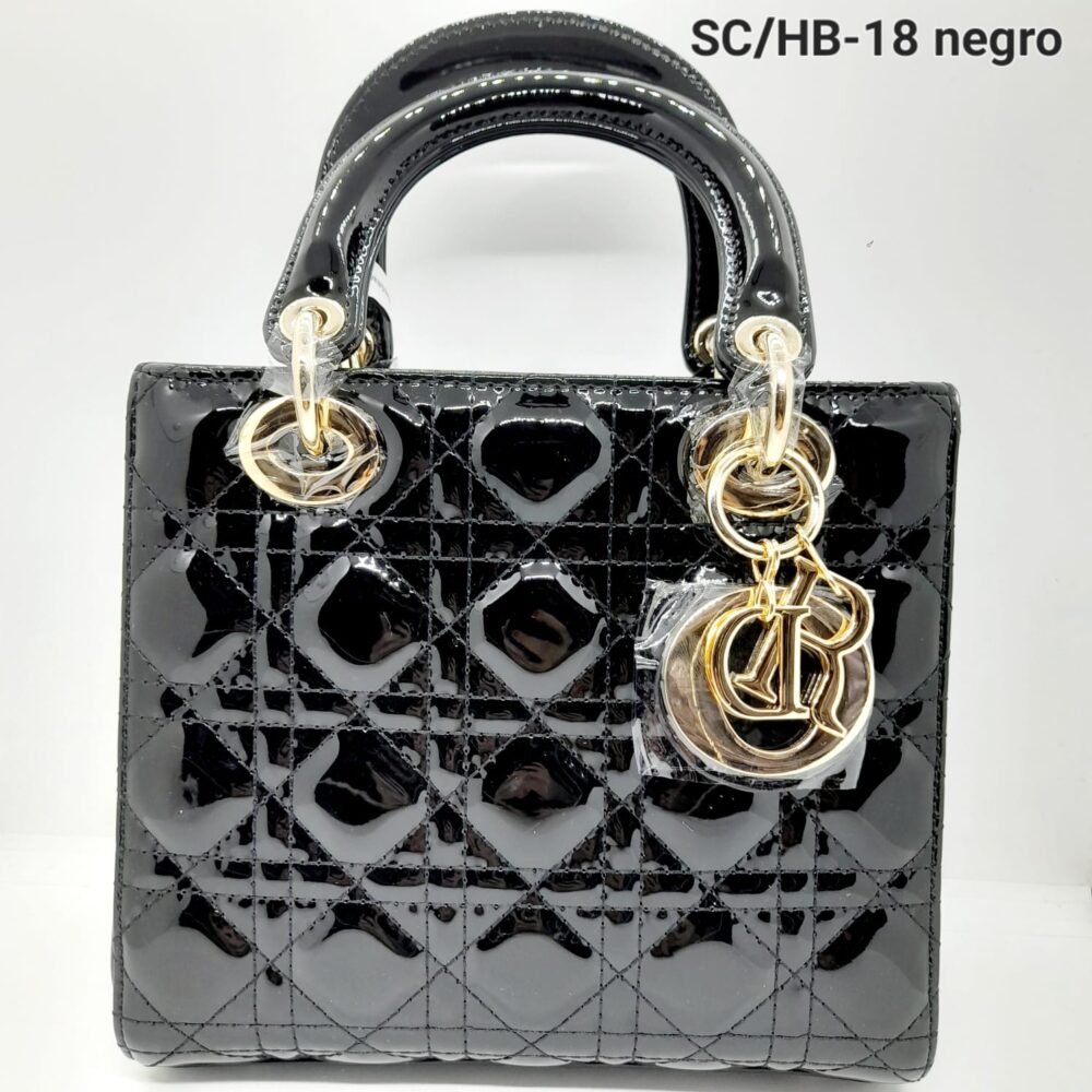Cartera Charolada con Manija tipo Dior / HB-18