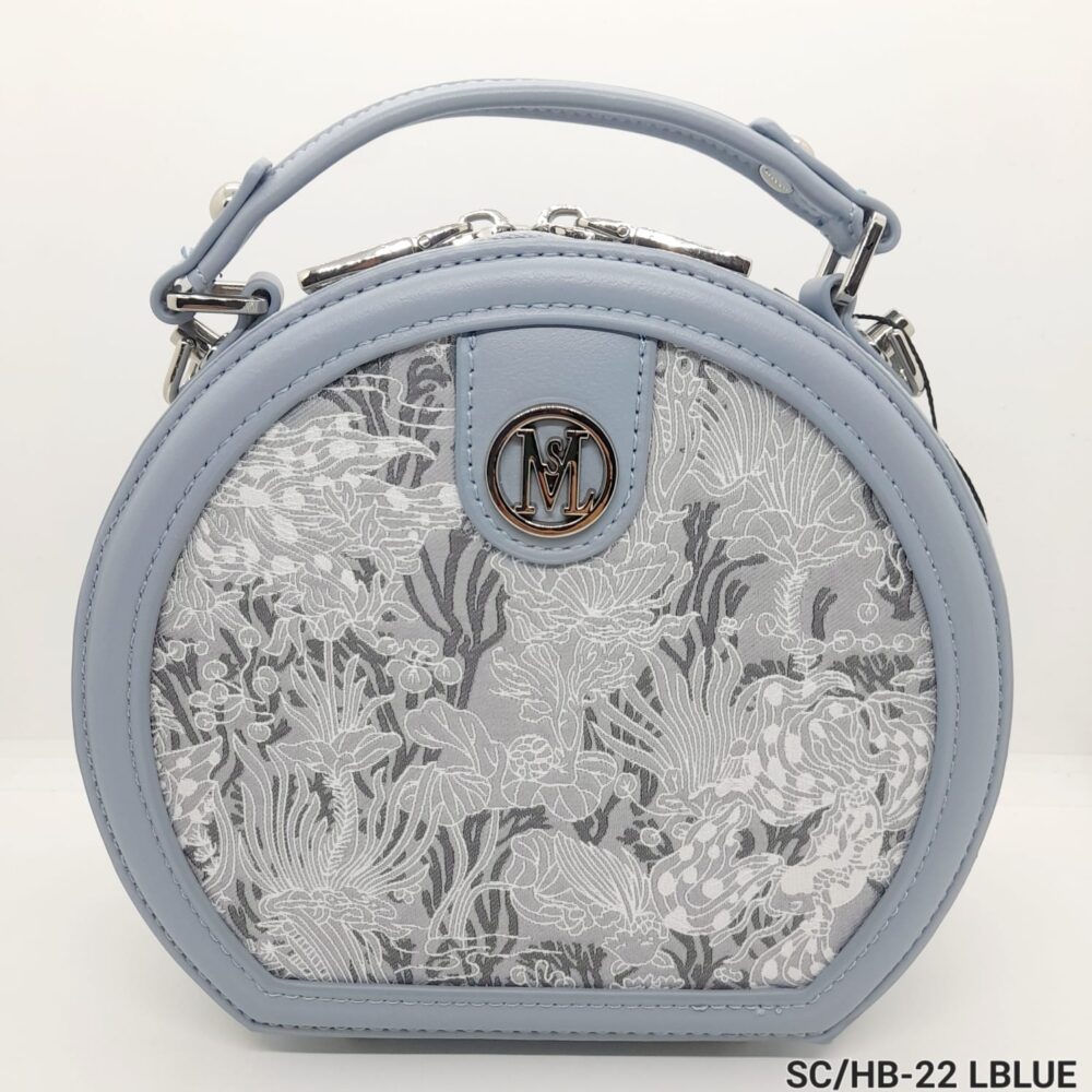Cartera de Tela Bordada con Ecocuero / HB-22 - Image 2