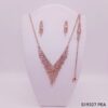 Set Collar con Aros de Strass / S-19327