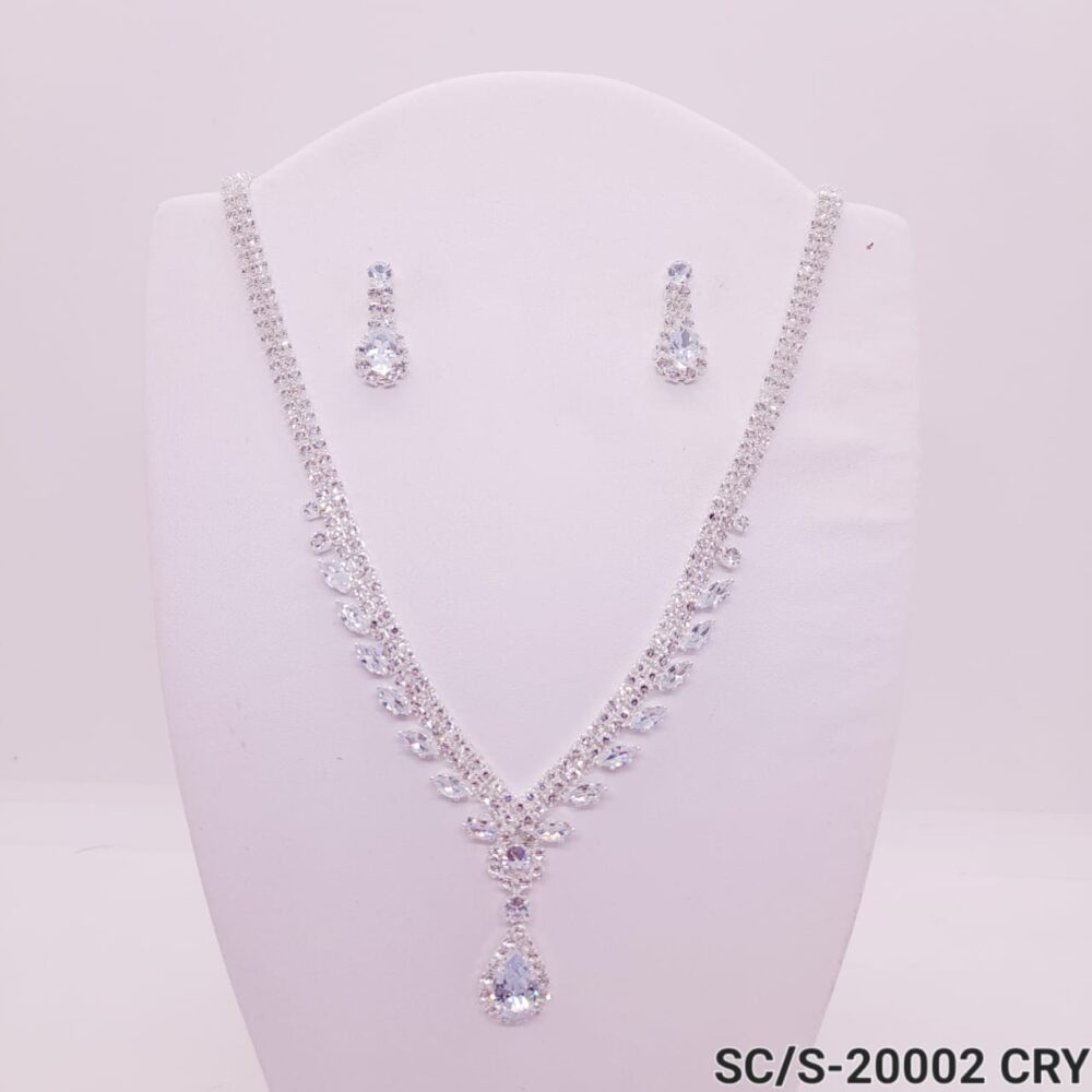 Set Collar con Aros de Strass / S-20002 - Image 4
