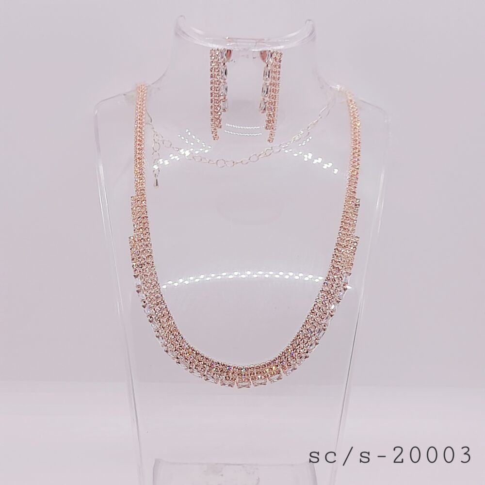 Set Collar con Aros de Strass / S-20003 - Image 5