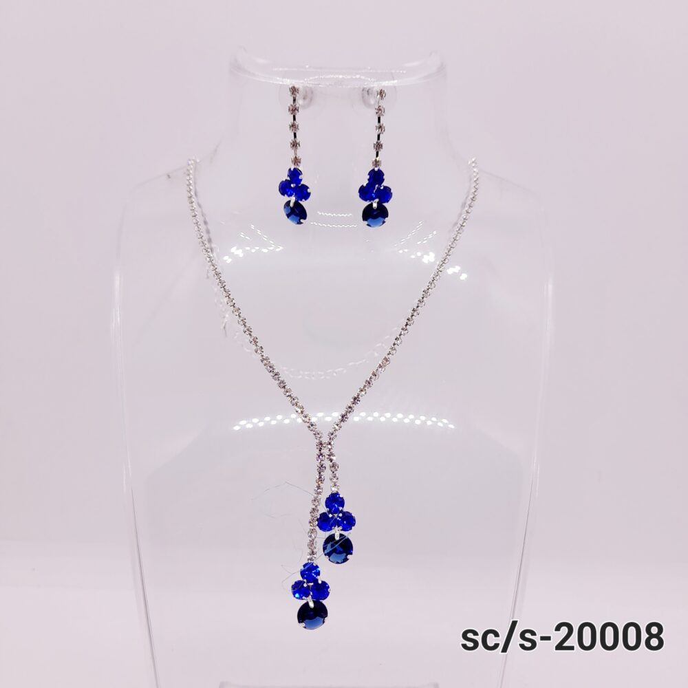 Set Collar con Aros de Strass / S-20008 - Image 8