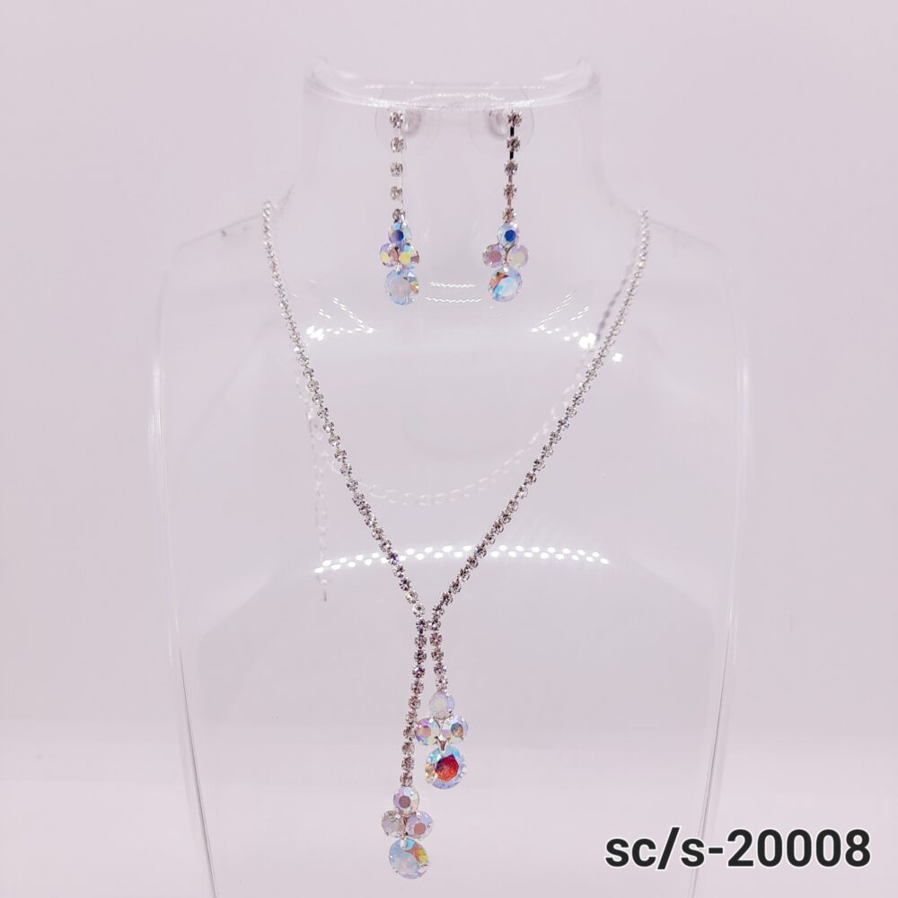 Set Collar con Aros de Strass / S-20008 - Image 6