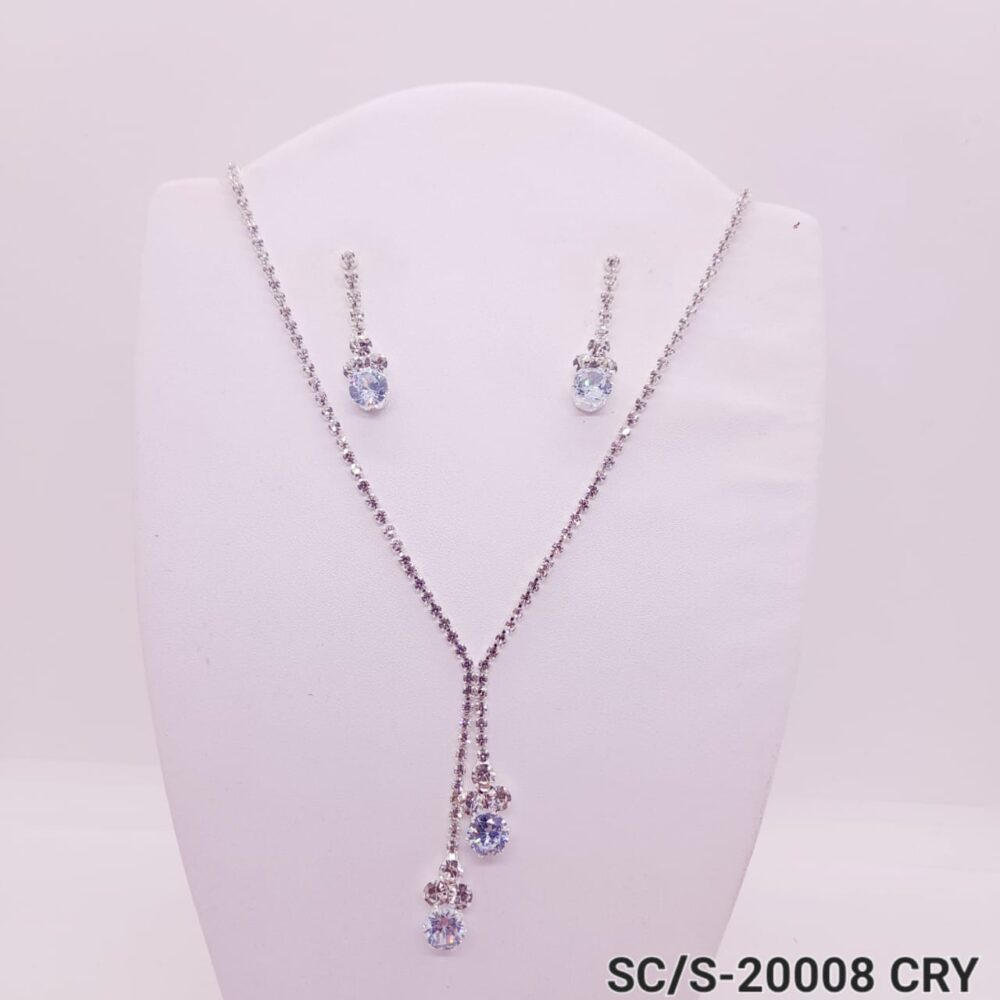 Set Collar con Aros de Strass / S-20008 - Image 5