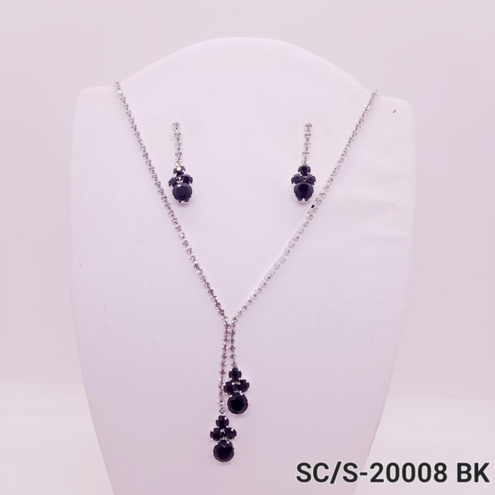 Set Collar con Aros de Strass / S-20008 - Image 4