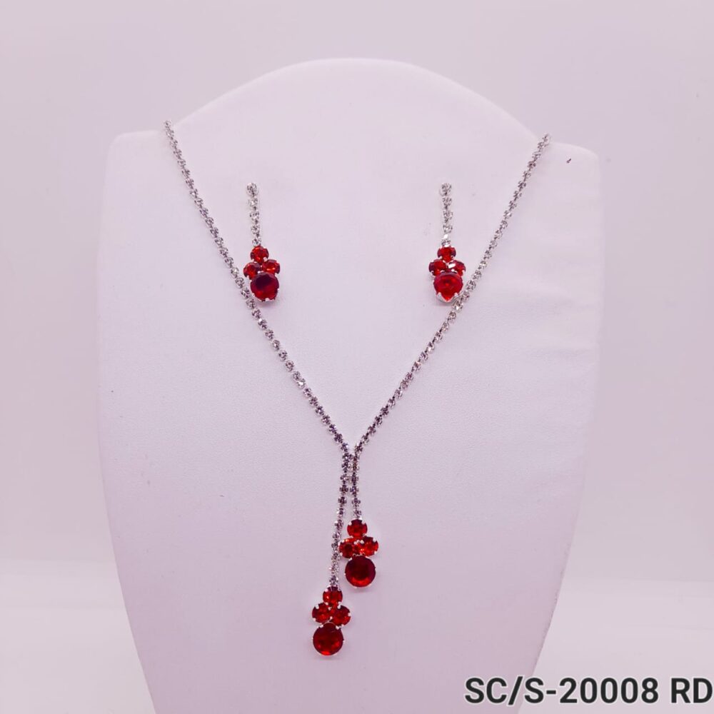 Set Collar con Aros de Strass / S-20008 - Image 3
