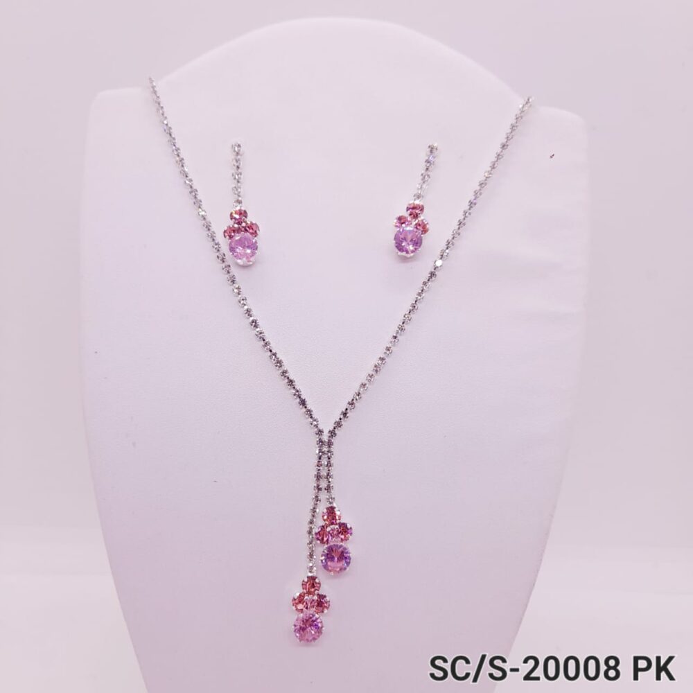 Set Collar con Aros de Strass / S-20008 - Image 2
