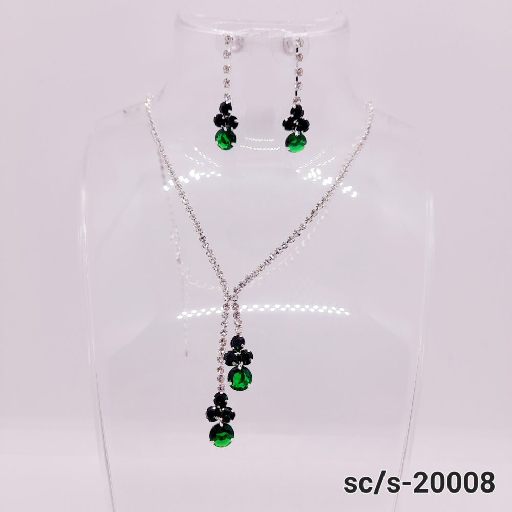 Set Collar con Aros de Strass / S-20008 - Image 10