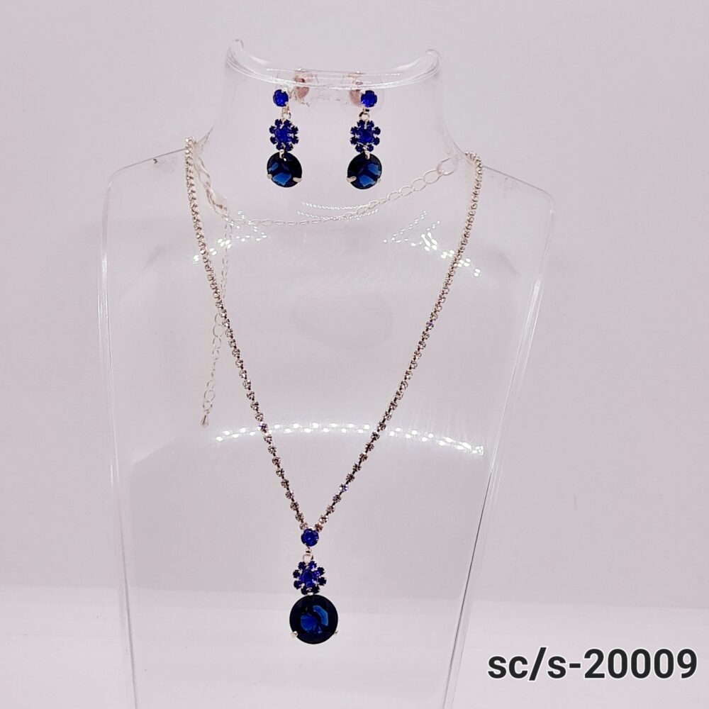Set Collar con Aros de Strass / S-20009