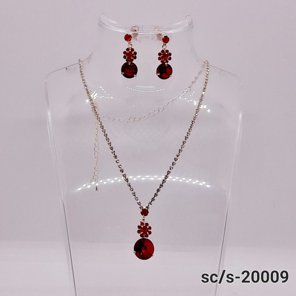 Set Collar con Aros de Strass / S-20009 - Image 5