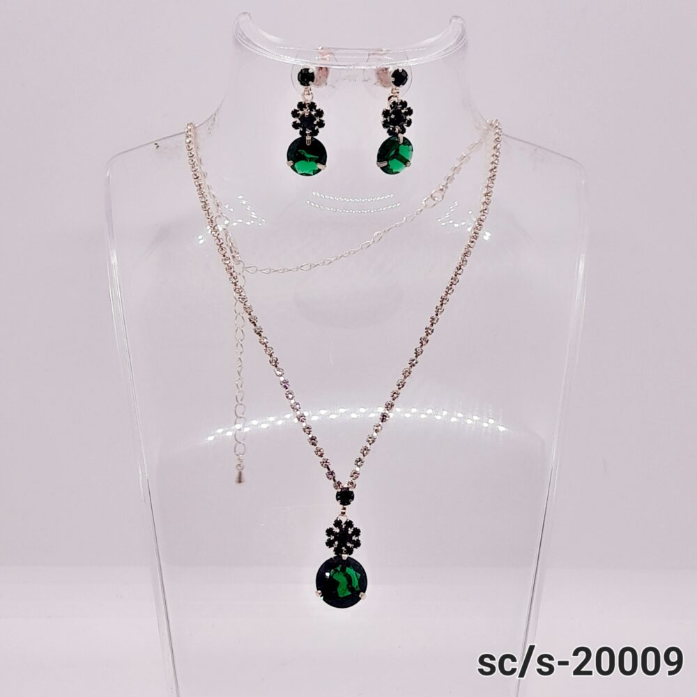 Set Collar con Aros de Strass / S-20009 - Image 4