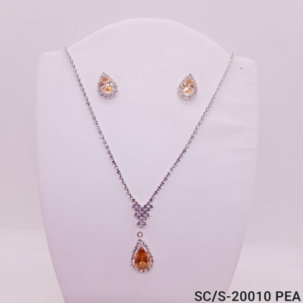 Set Collar con Aros de Strass / S-20010 - Image 3