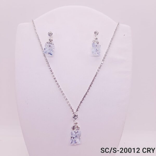Set Collar con Aros de Strass / S-20012