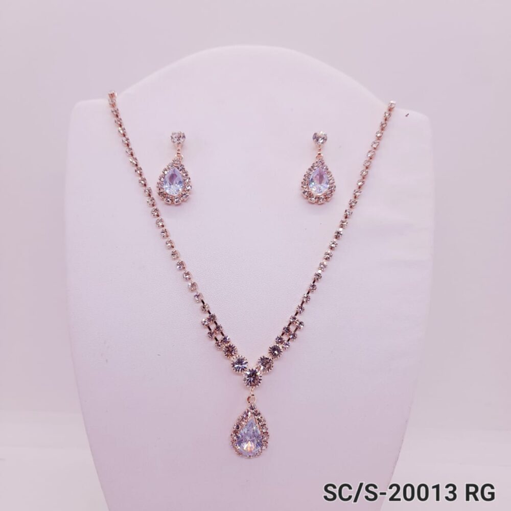 Set Collar con Aros de Strass / S-20013 - Image 3