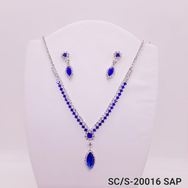 Set Collar con Aros de Strass / S-20016