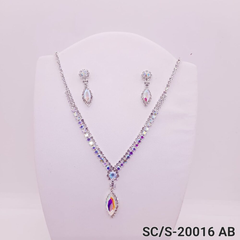 Set Collar con Aros de Strass / S-20016 - Image 4