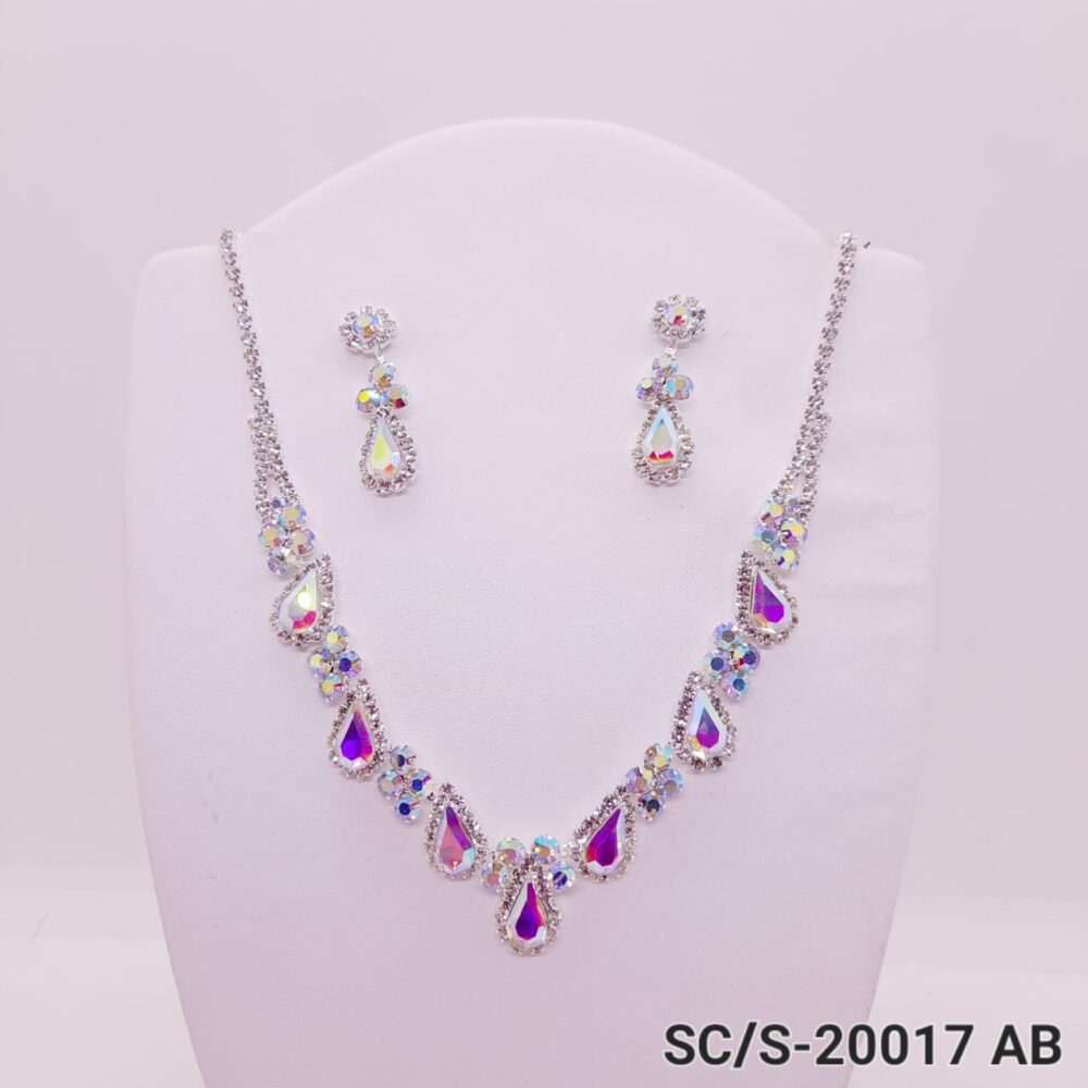 Set Collar con Aros de Strass / S-20017 - Image 4