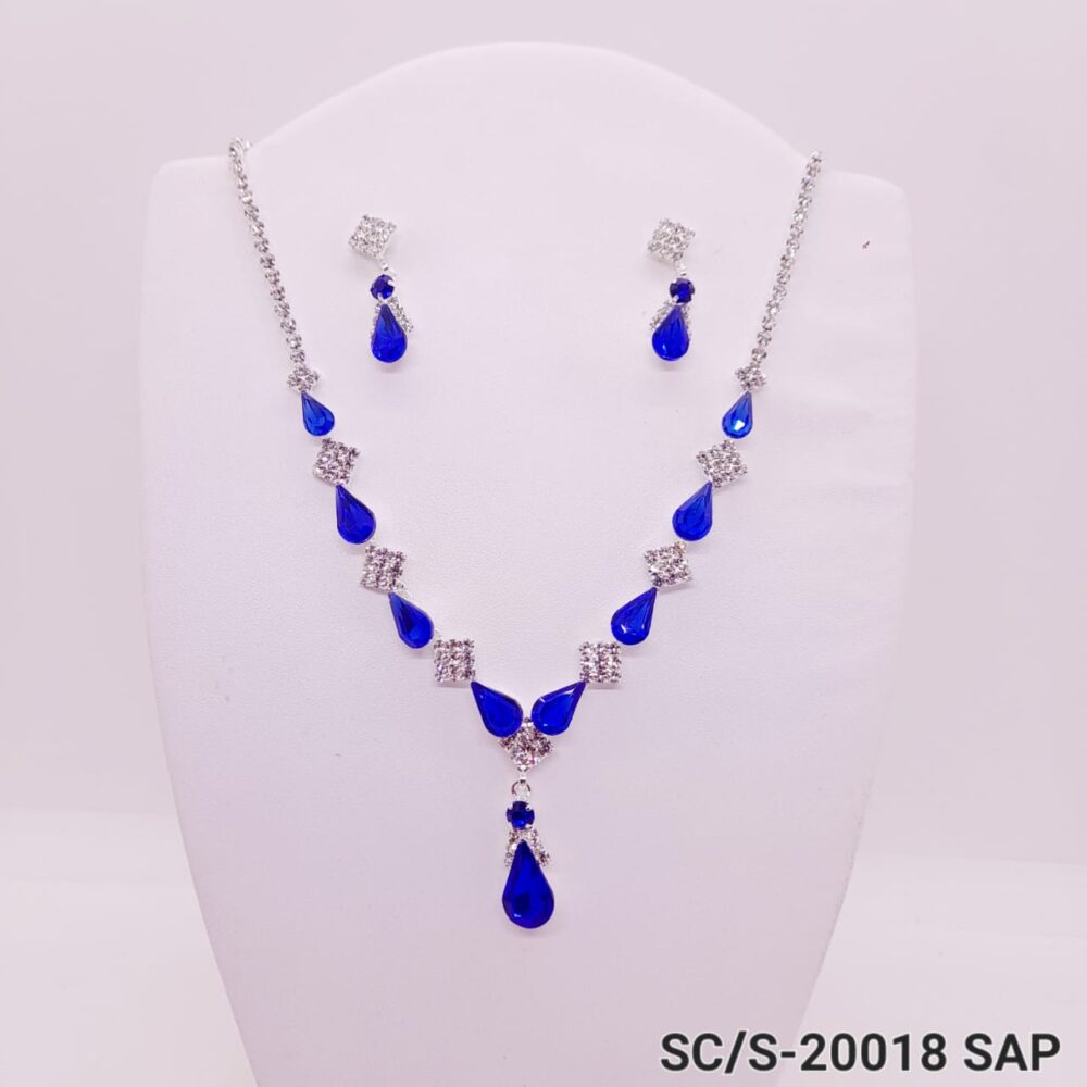 Set Collar con Aros de Strass / S-20018 - Image 2