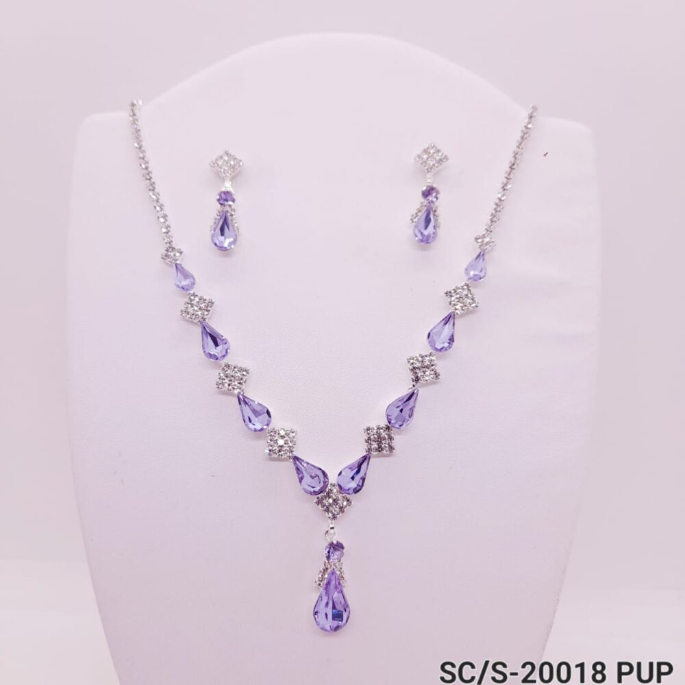 Set Collar con Aros de Strass / S-20018 - Image 4