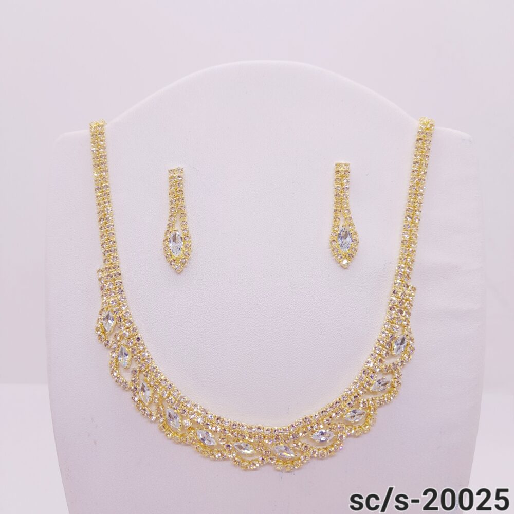 Set Collar con Aros de Strass / S-20025 - Image 2