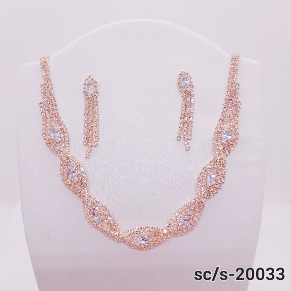 Set Collar con Aros de Strass / S-20033 - Image 2