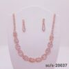 Set Collar con Aros de Strass / S-20037