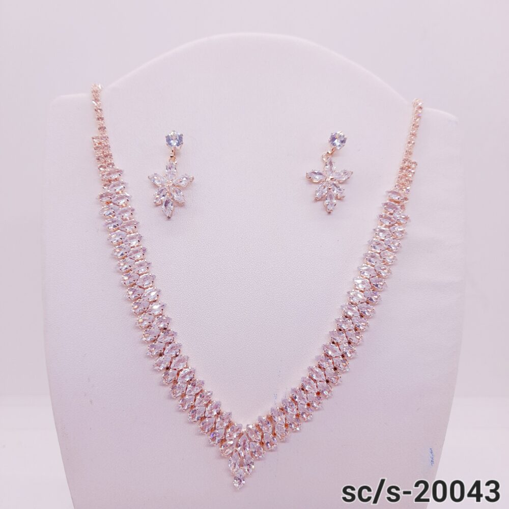 Set Collar con Aros de Strass / S-20043 - Image 2