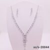 Set Collar con Aros de Strass / S-20044
