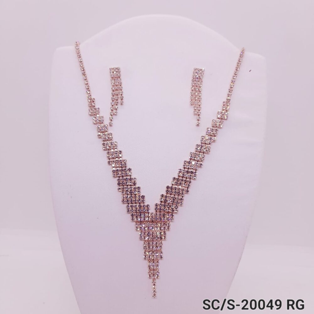 Set Collar con Aros de Strass / S-20049 - Image 2