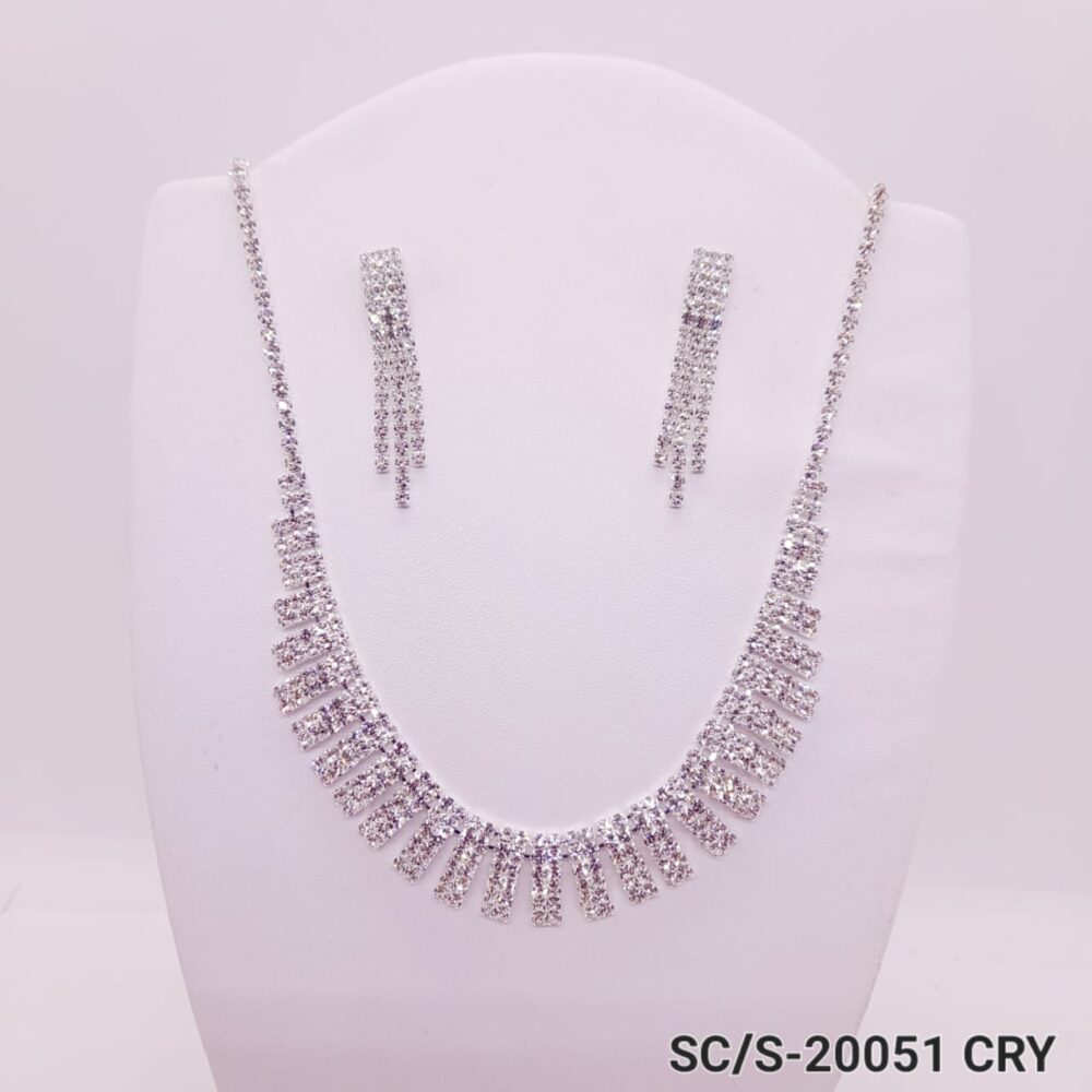 Set Collar con Aros de Strass / S-20051 - Image 2
