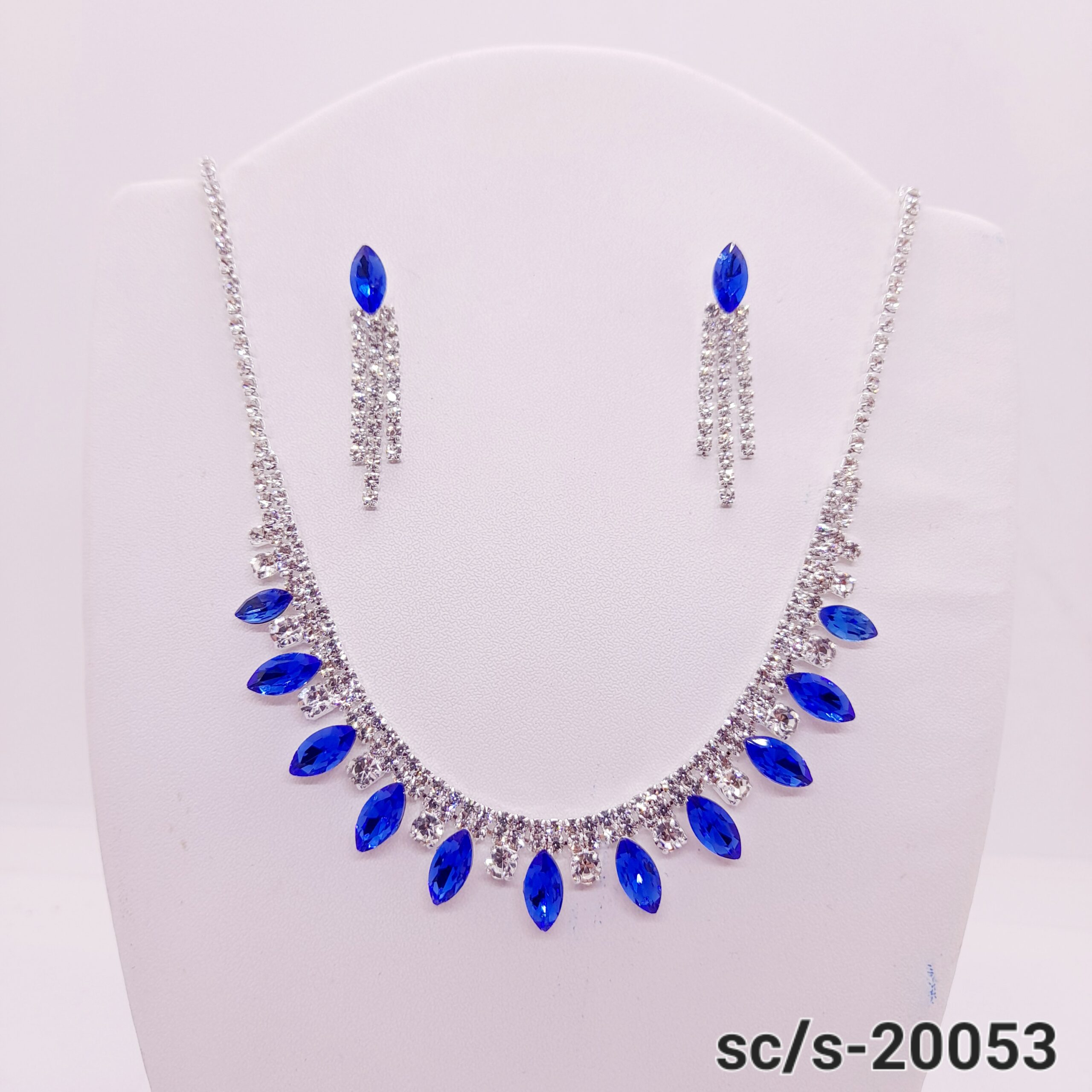 Set Collar con Aros de Strass / S-20053 - Image 2