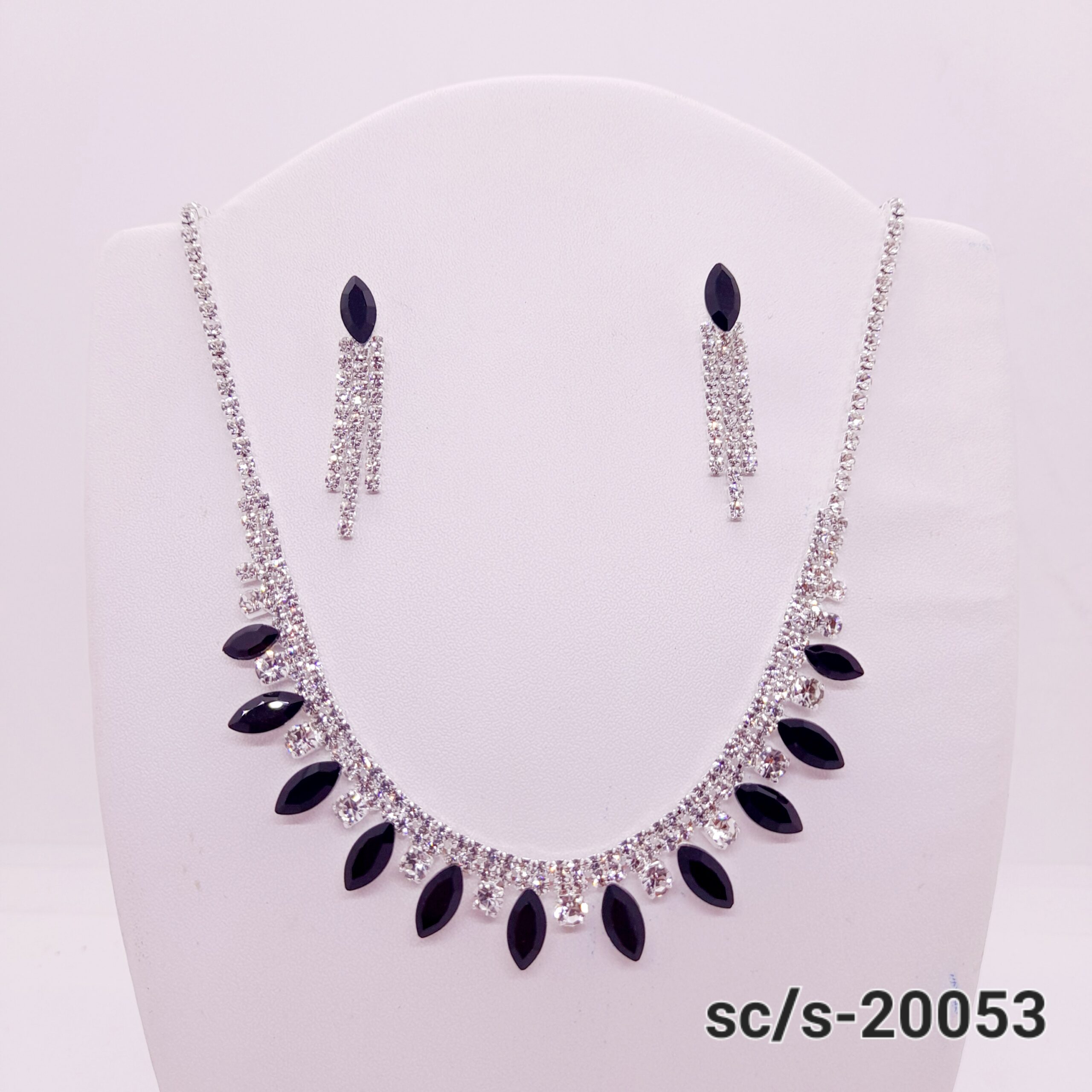 Set Collar con Aros de Strass / S-20053 - Image 3