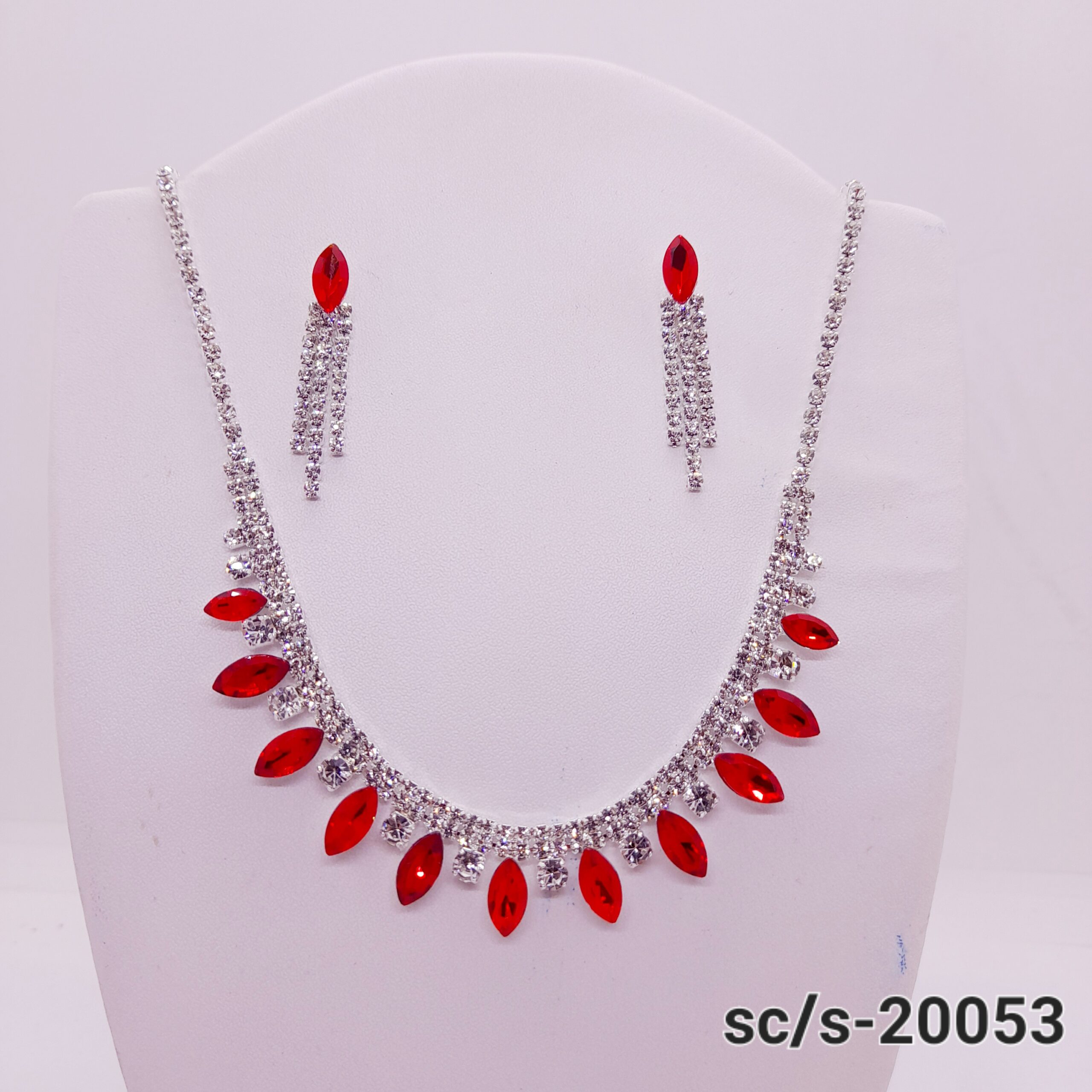 Set Collar con Aros de Strass / S-20053 - Image 4