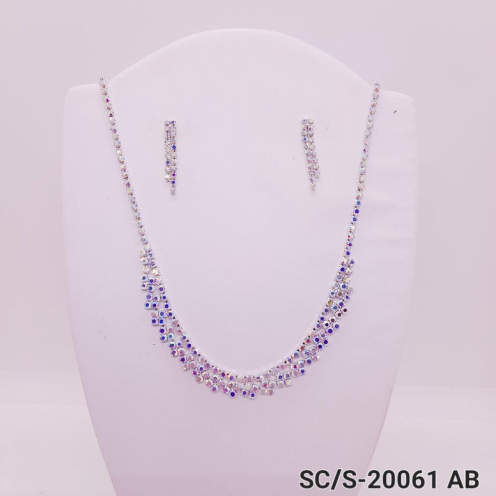 Set Collar con Aros de Strass / S-20061 - Image 3