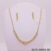 Set Collar con Aros de Strass / S-20063