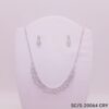 Set Collar con Aros de Strass / S-20064