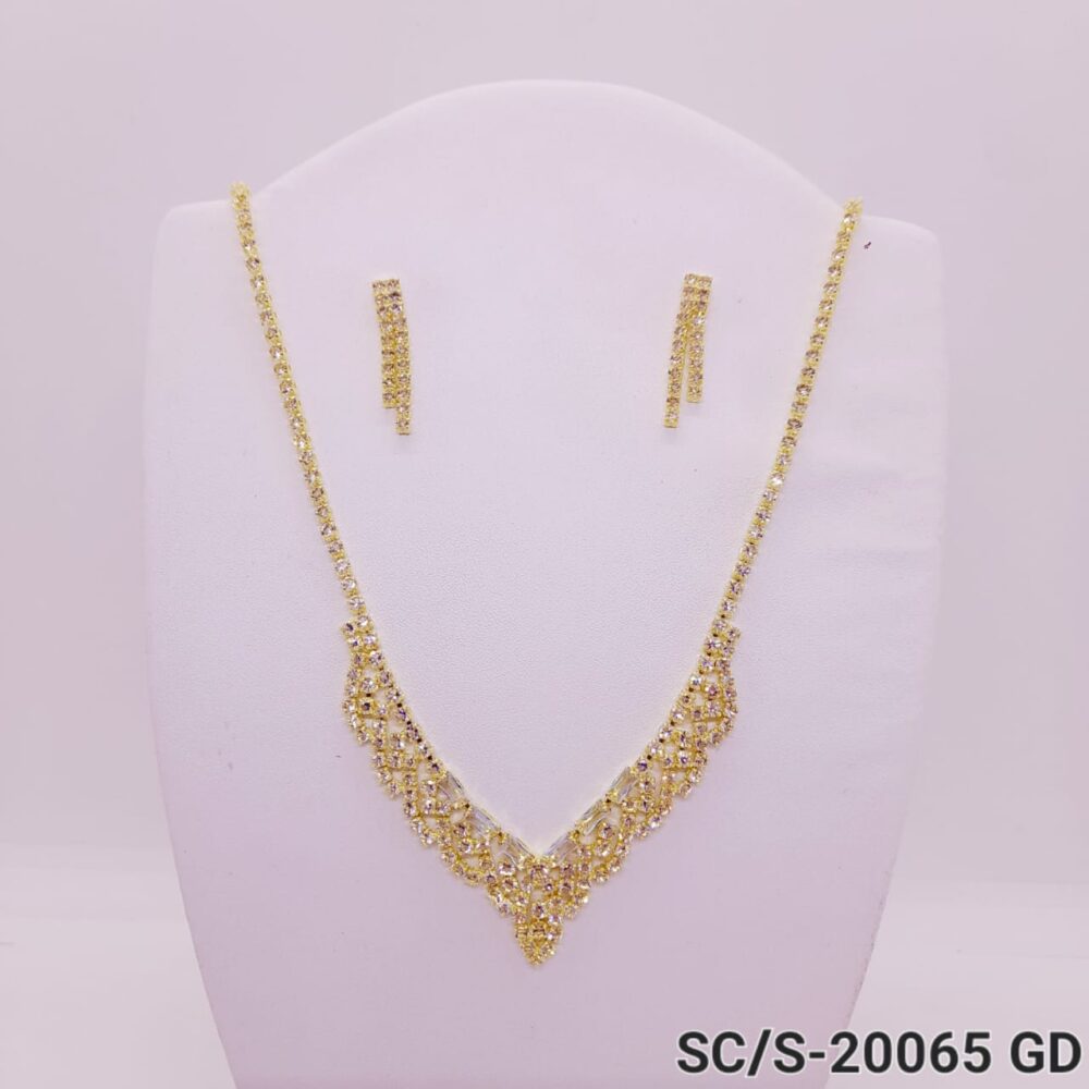 Set Collar con Aros de Strass / S-20065 - Image 2