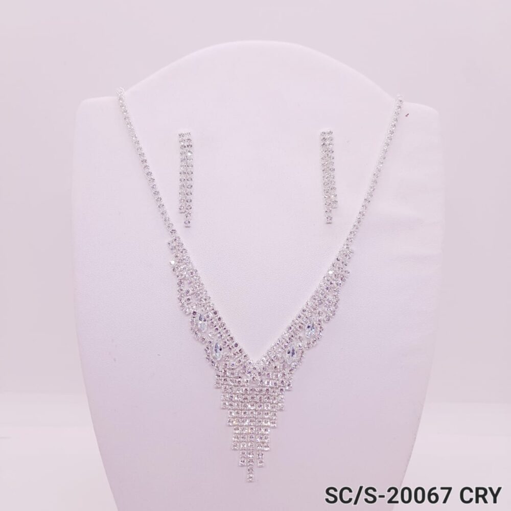 Set Collar con Aros de Strass / S-20067 - Image 2