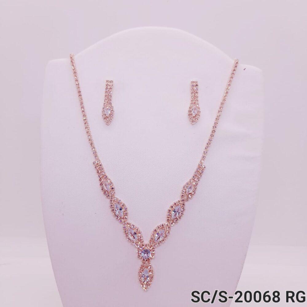 Set Collar con Aros de Strass / S-20068 - Image 2
