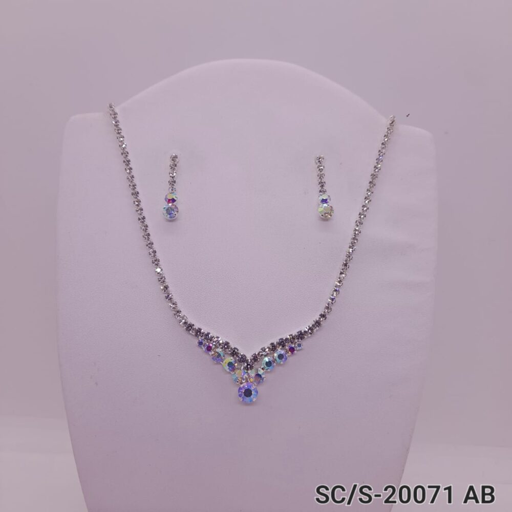 Set Collar con Aros de Strass / S-20071 - Image 3