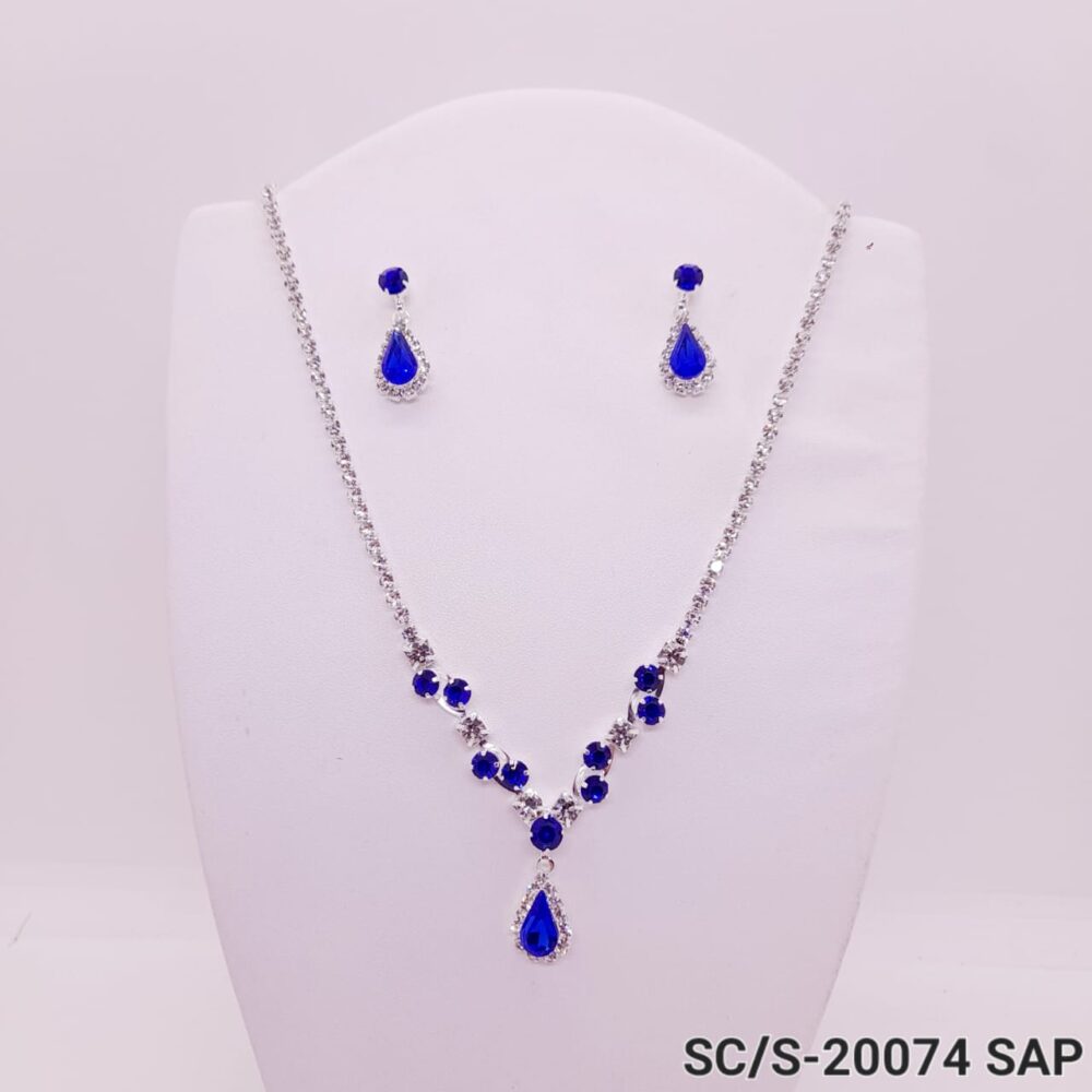 Set Collar con Aros de Strass / S-20074 - Image 2