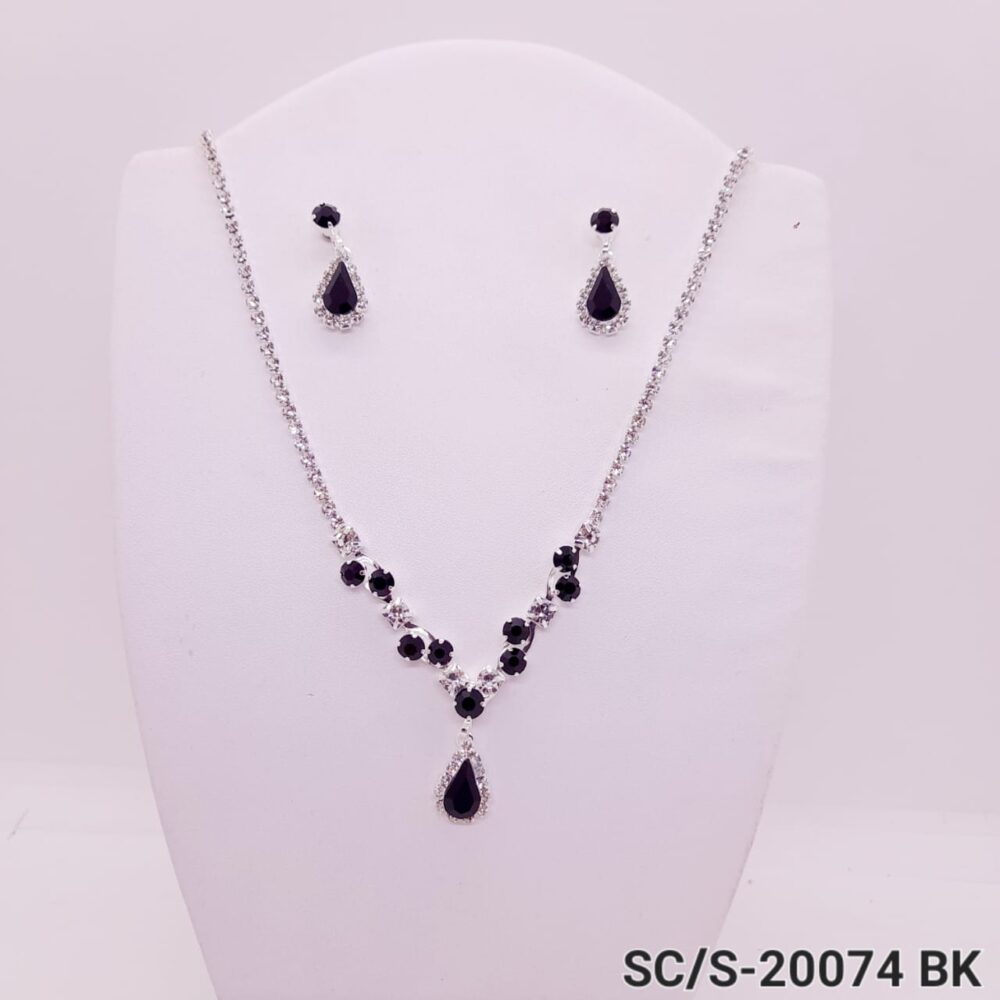Set Collar con Aros de Strass / S-20074 - Image 4