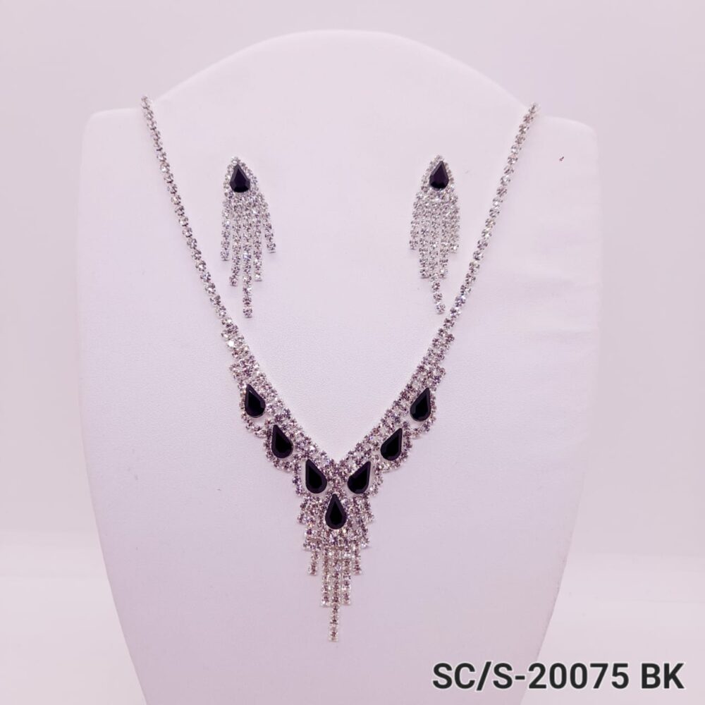 Set Collar con Aros de Strass / S-20075 - Image 3