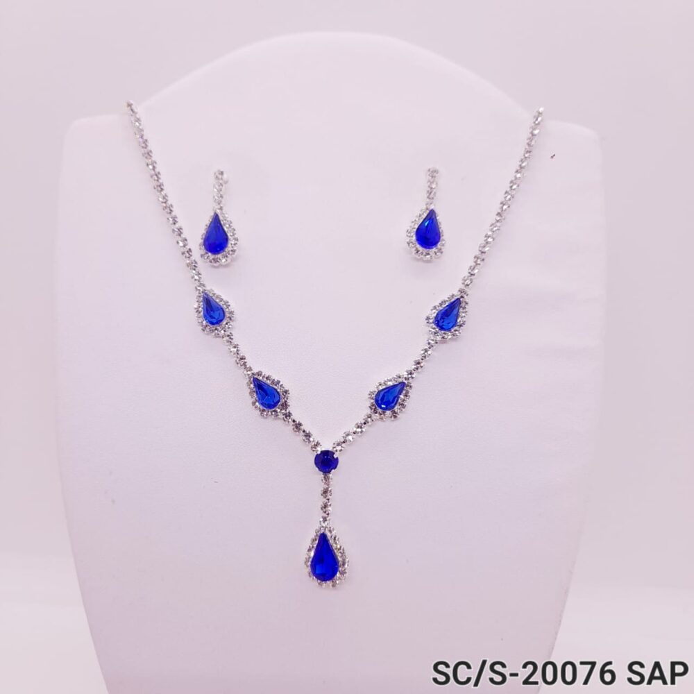 Set Collar con Aros de Strass / S-20076 - Image 4