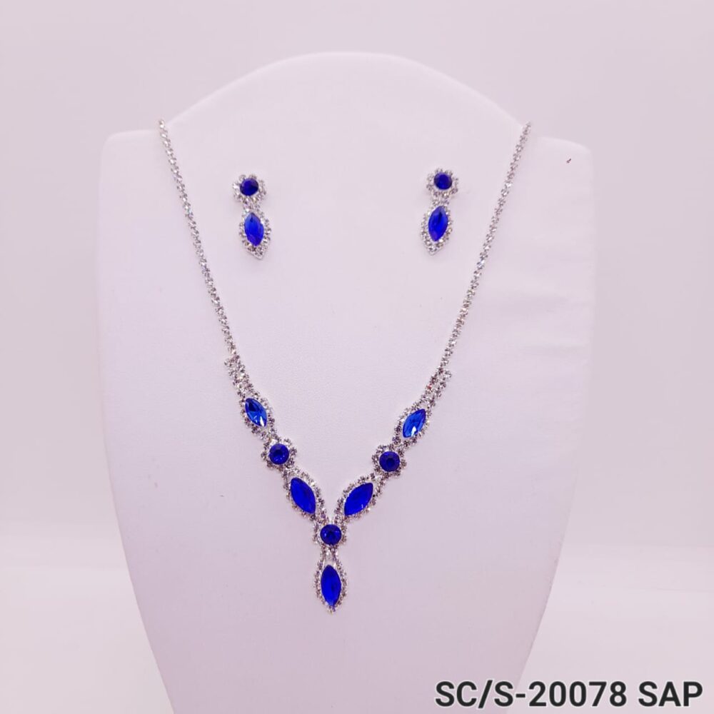 Set Collar con Aros de Strass / S-20078 - Image 2