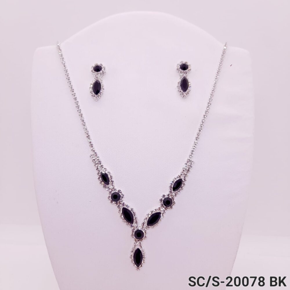 Set Collar con Aros de Strass / S-20078 - Image 4
