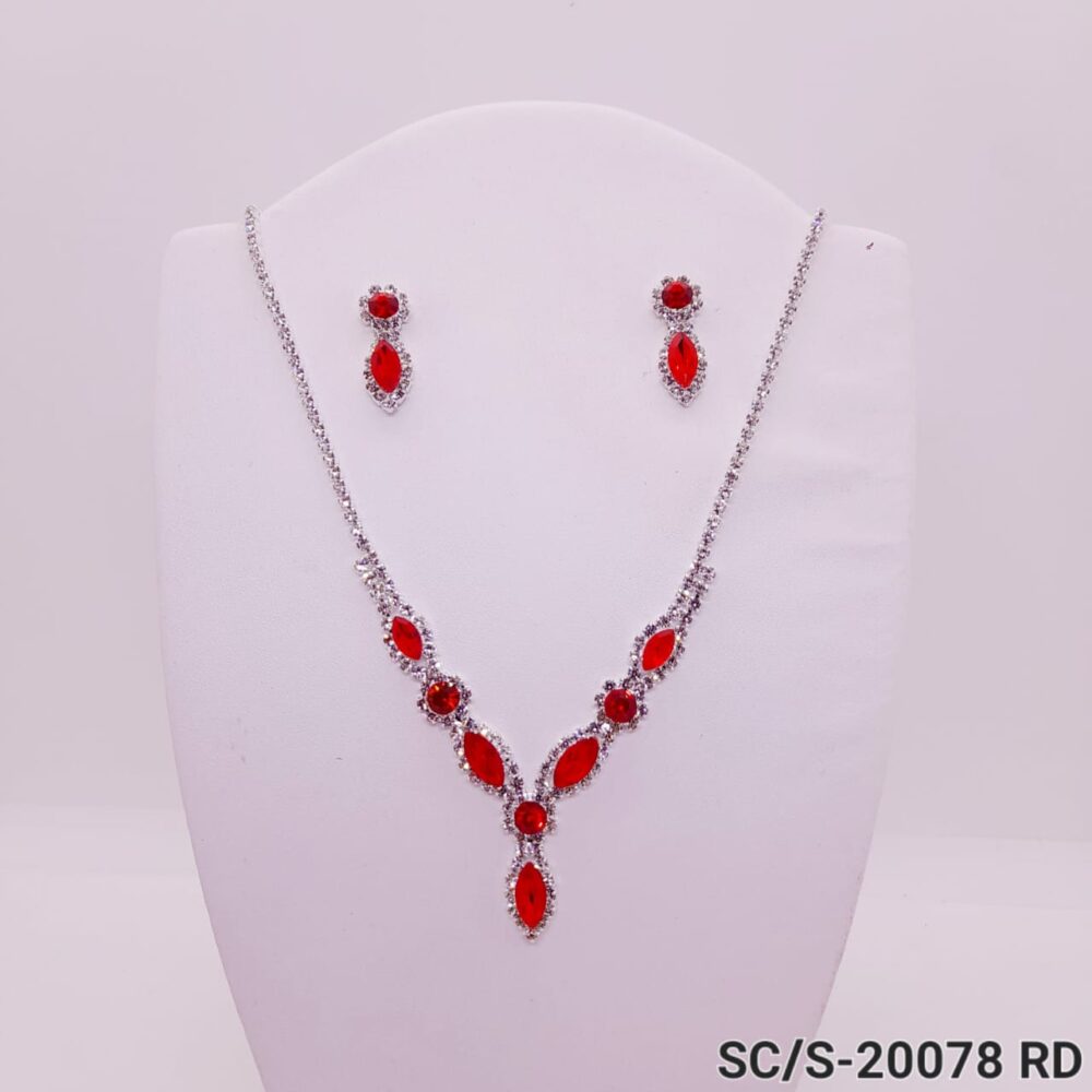 Set Collar con Aros de Strass / S-20078 - Image 3